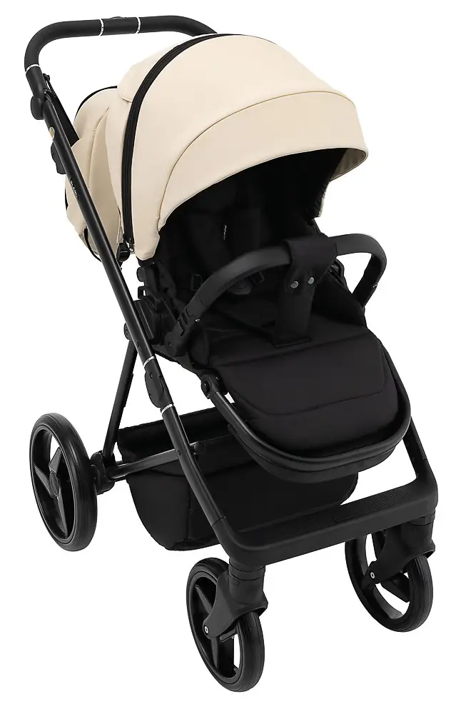 Детская коляска 2 в 1 Adamex Blanc Eco SA-7 латте